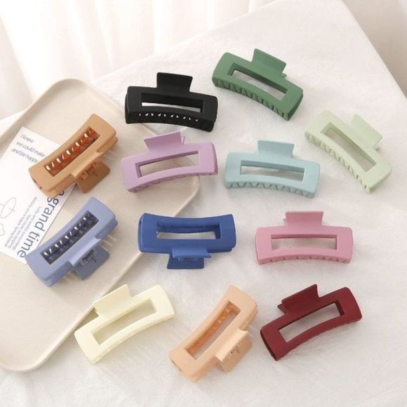Medium Claw Clips, 12PCS Hair Clips Hold Square - Picture 2 of 4